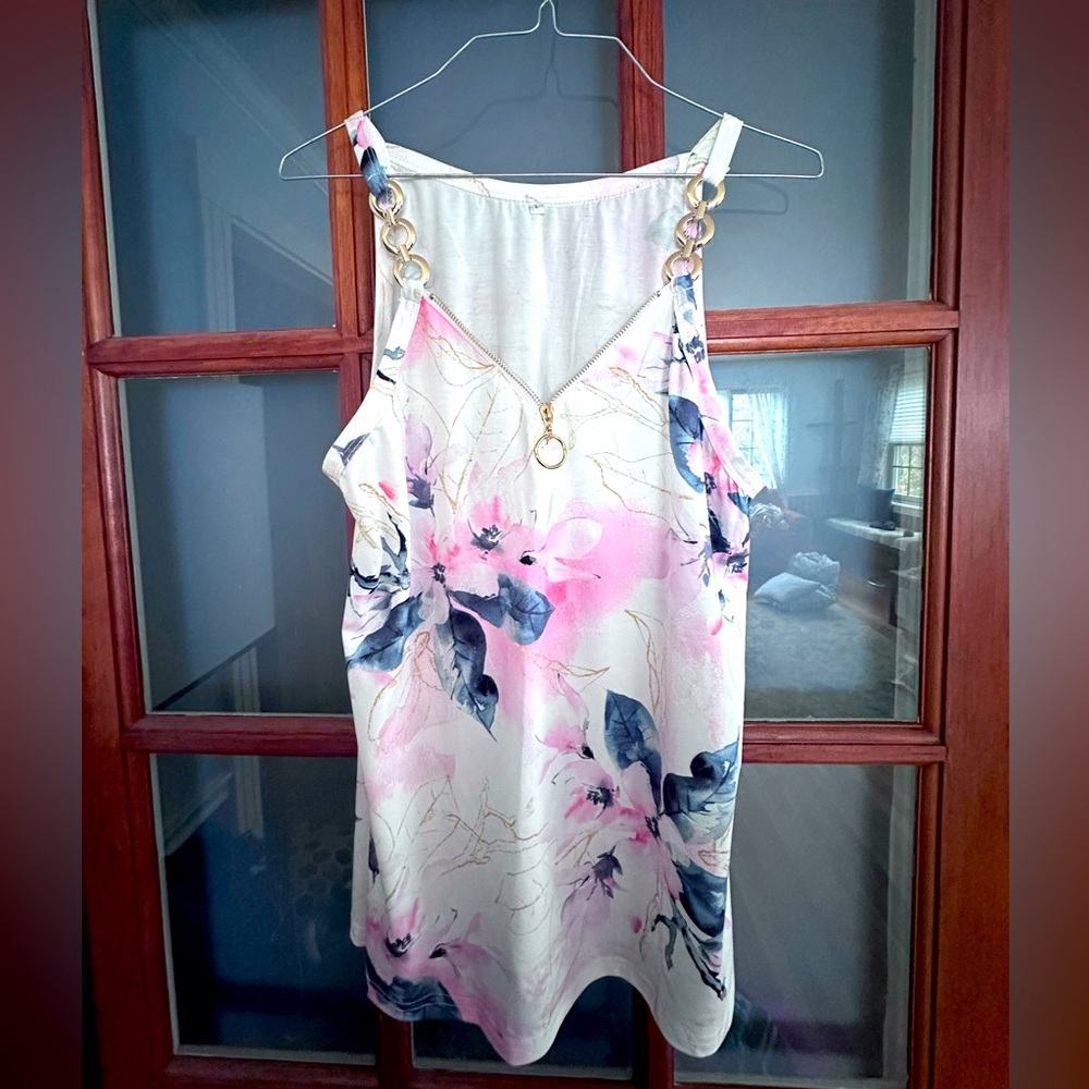 Large Floral Tank Top